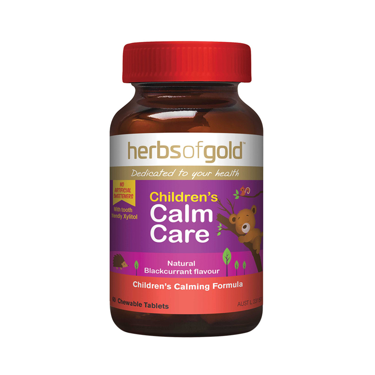 Herbs of Gold Children's Calm Care Chewable 60t